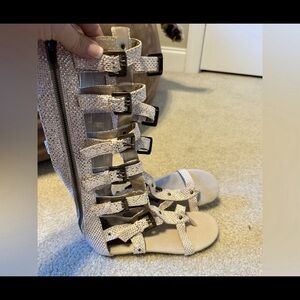 Joyfolie Kids Gladiator Sandals in Cream